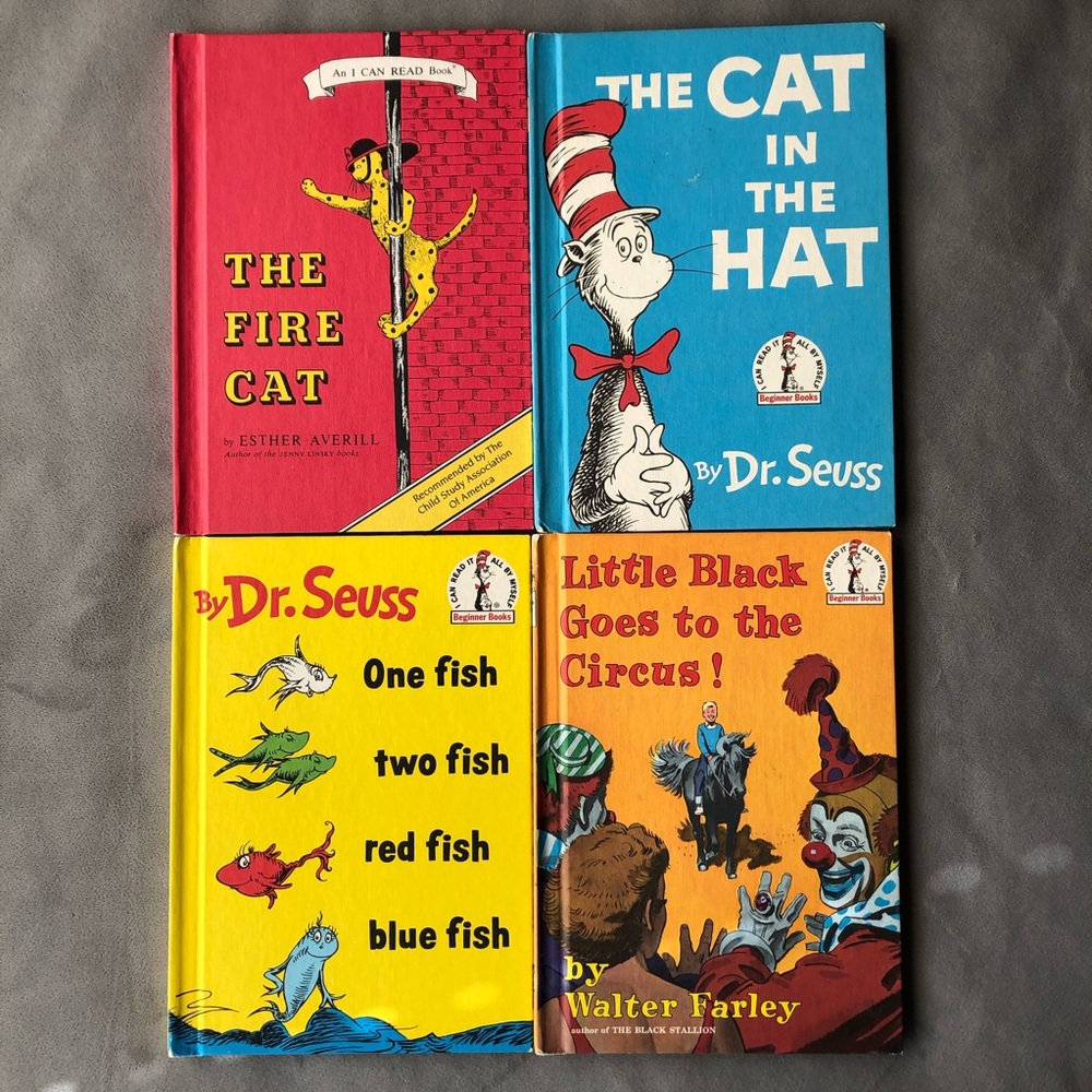 Set of 4 ~ Classic Hardcover Books ~ Dr. Seuss
